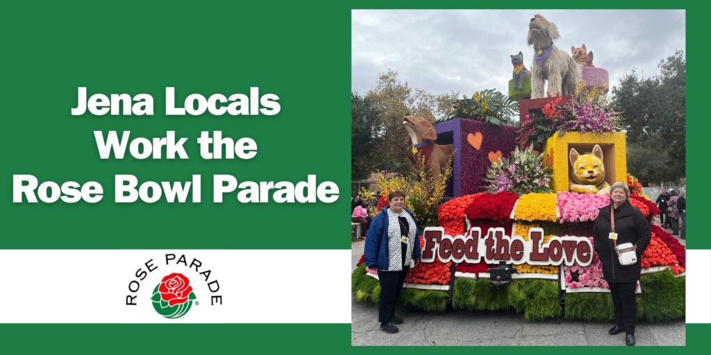 Jena Locals Work Rose Bowl Parade The Jena Times