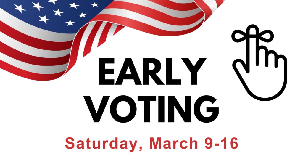 March 23 Early Voting Begins This Saturday - The Jena Times