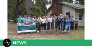 Ground Breaking Held At Camp Attakapas: RMS spearheaded new construction project at Trout BSA facility